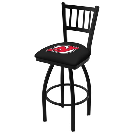 36 Blk Wrinkle New Jersey Devils Swivel Bar Stool,Jailhouse Back